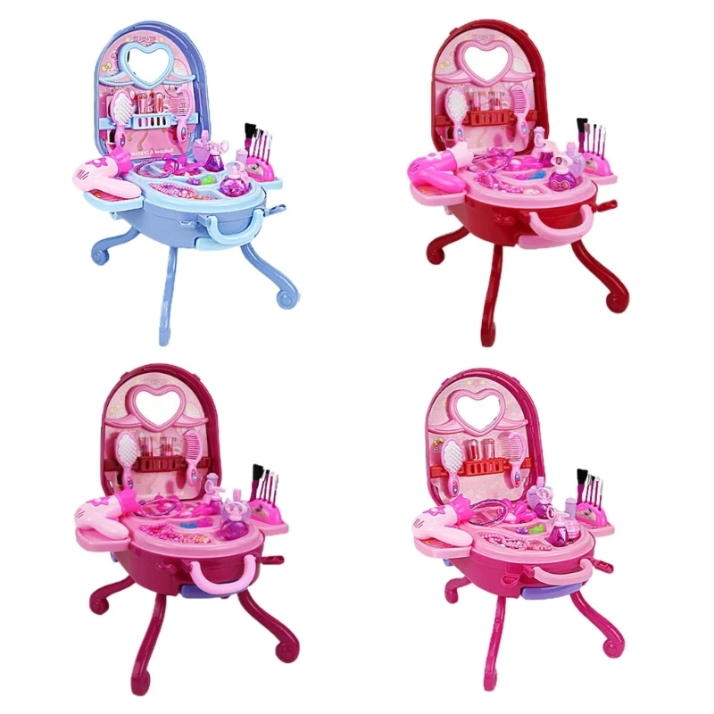 Детский набор для макияжа, притворный макияж для маленьких девочек, Игрушка в подарок для девочек в возрасте от 3 лет