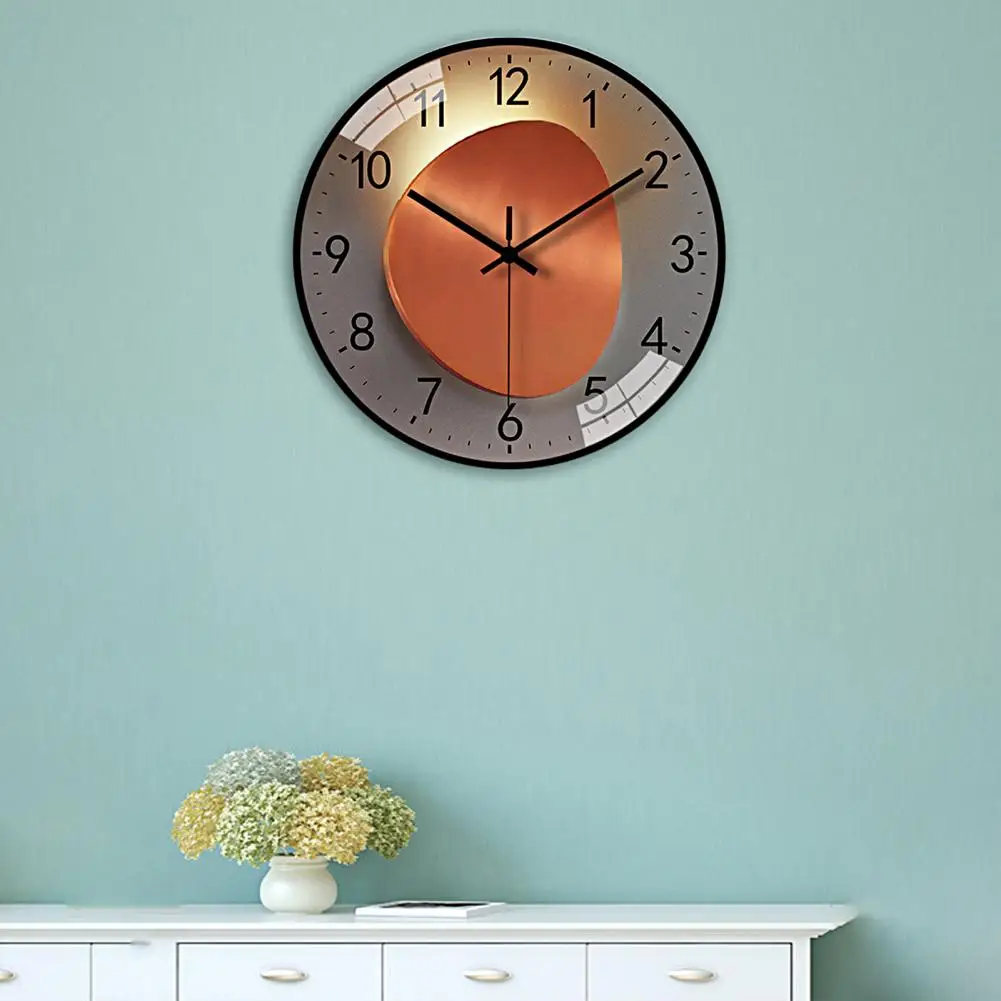 Изысканные настенные часы Экологически чистые домашние часы Бесшумное украшение стен Настенные часы на батарейках