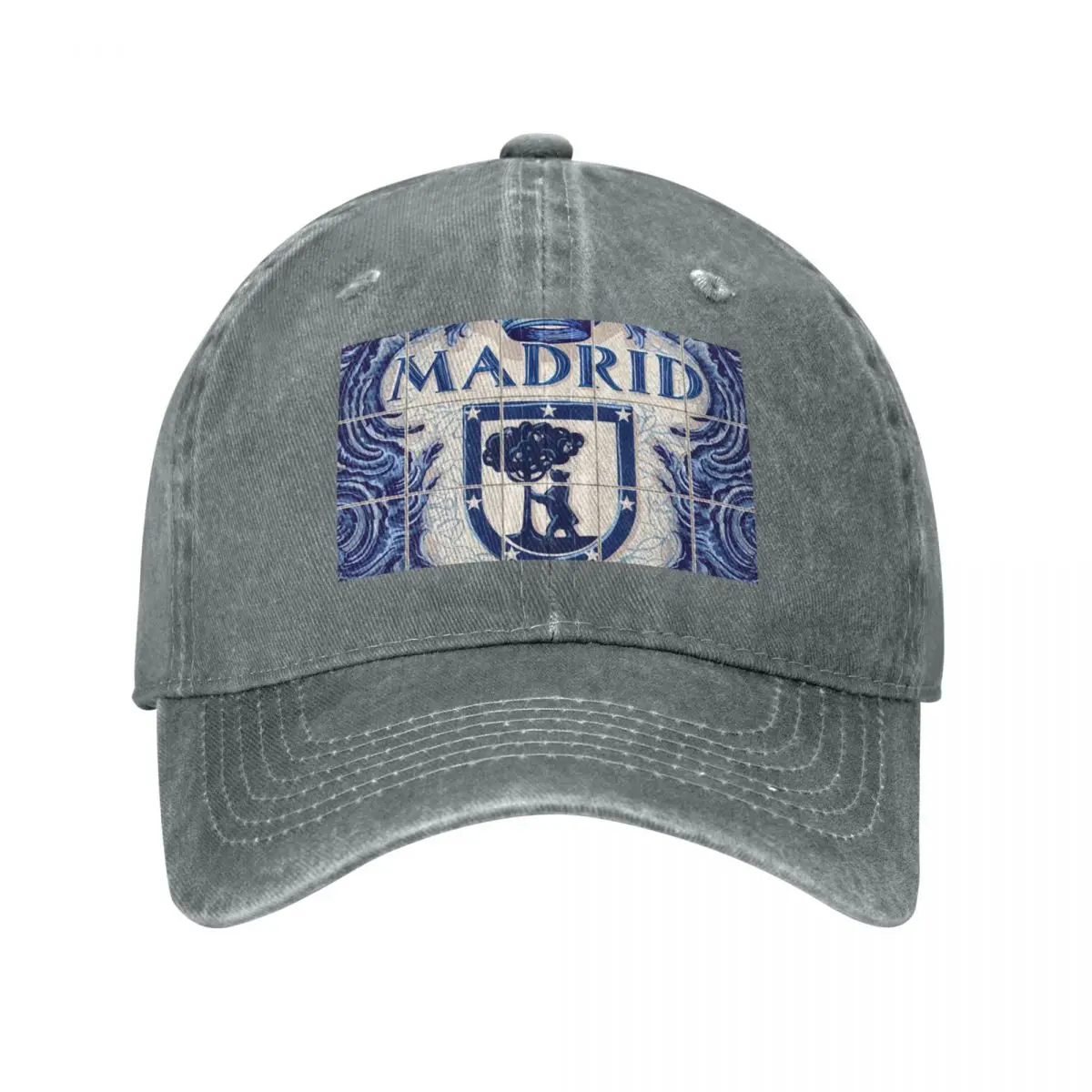Испания Мадрид Азулехо Azuleios Tiles Cap Ковбойская Шляпа новая теплая зимняя Шапка с Капюшоном зимние шапки для женщин Мужские