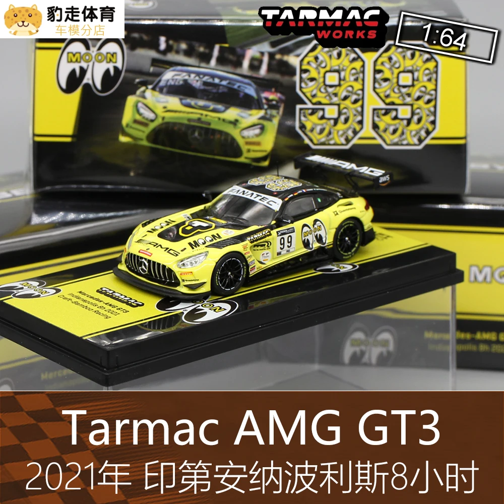 Коллекция Tarmac 1: 64 AMG GT3, литые под давлением имитационные модели автомобилей, игрушки