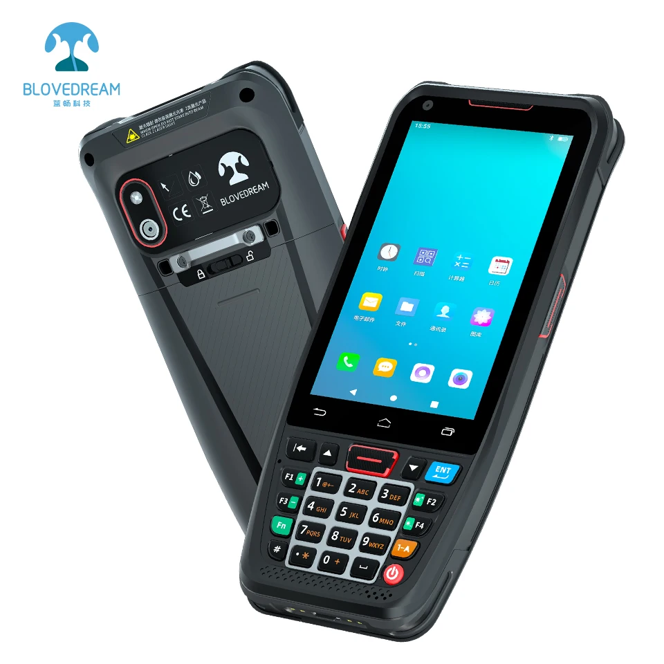 КПК Blovedream N40B Android, беспроводной 1D/ 2D сканер с поддержкой NFC-считывателя, быстрая зарядка