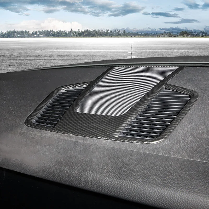 Литьевая накладка крышки розетки переменного тока на приборной панели автомобиля с принтом из углеродного волокна для Porsche Cayenne 2018 2019 Наклейка для укладки