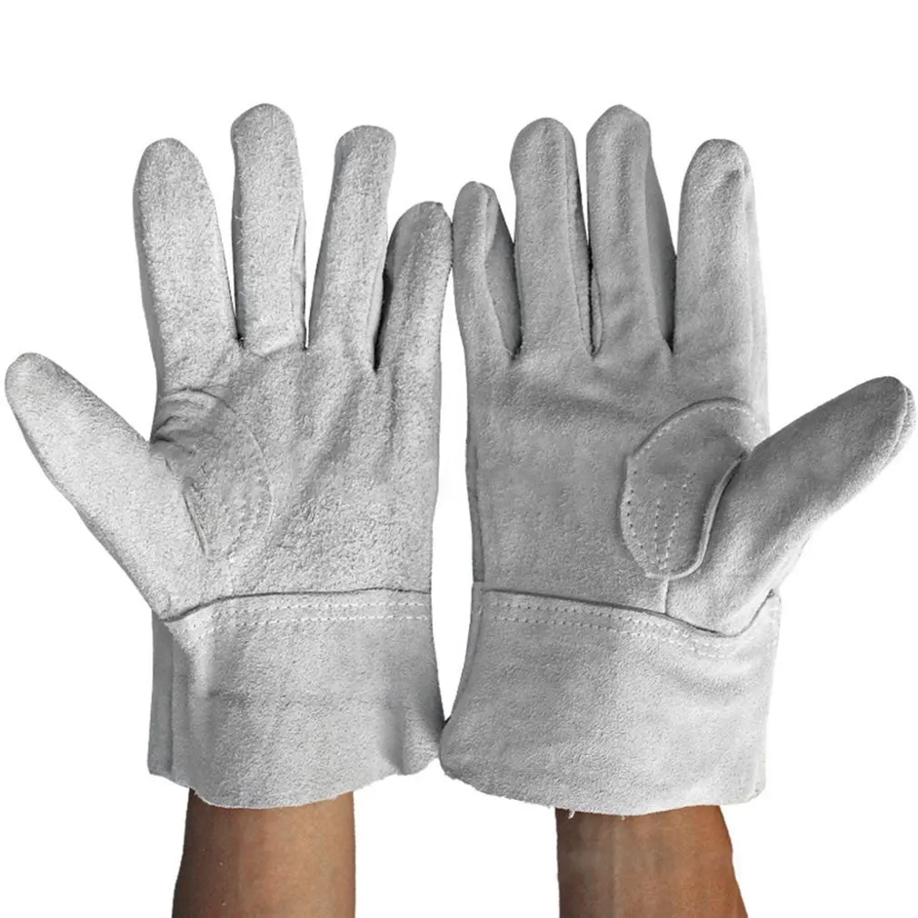 Огнеупорные Прочные Перчатки сварщика из коровьей кожи, Удобные Защитные перчатки для защиты от перегрева, для ручного механического ремонта металла Gardeni