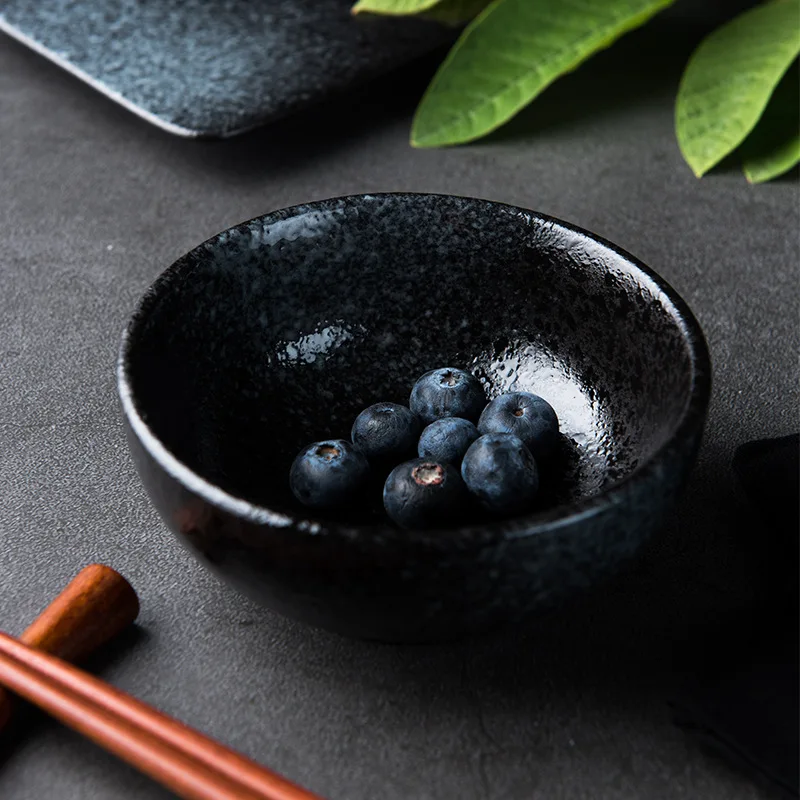 Ретро Миска для грубого риса Креативная Японская Керамика Миска для Ламианской Лапши Бытовая Посуда Миска для супа с Лапшой быстрого приготовления Салатница