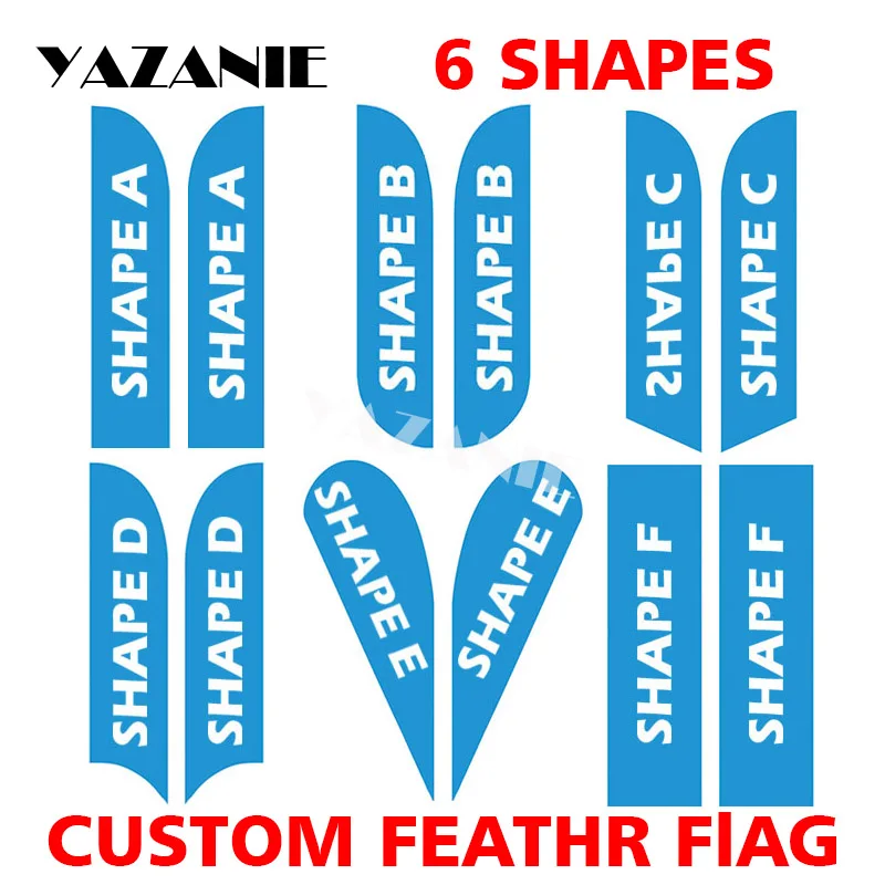 Фирменный логотип YAZANIE На заказ, бренд Blade, Пляжный флаг из перьев и баннеры, Рекламная акция, Каплевидные флаги Bowflag