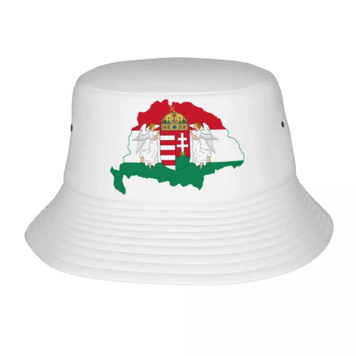 Флаг Королевства Венгрия, карта, панама, летние шляпы, рыбацкая шляпа, складные женские мужские солнцезащитные кепки