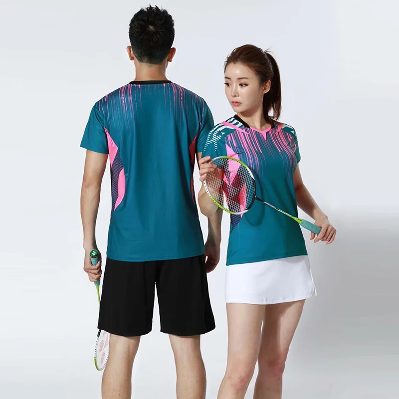 Футболки для бега, теннисные рубашки, женская мужская спортивная одежда для фитнеса, рубашки для бадминтона, рубашки для настольного тенниса, одежда для занятий спортом